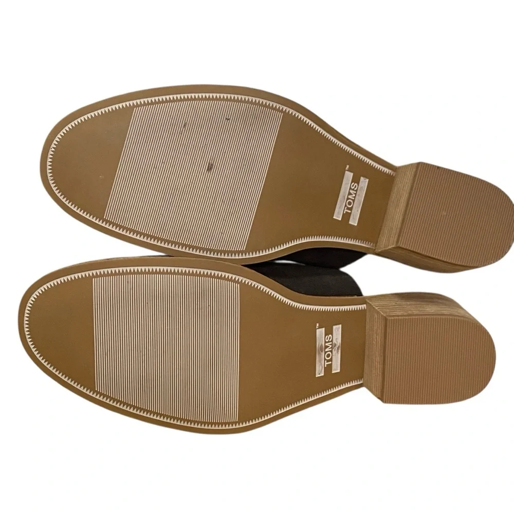TOMS Blanket Aztec Stripe Leila Brown Suede Western Boho Bootie Women's 12 NEW - Picture 11 of 12